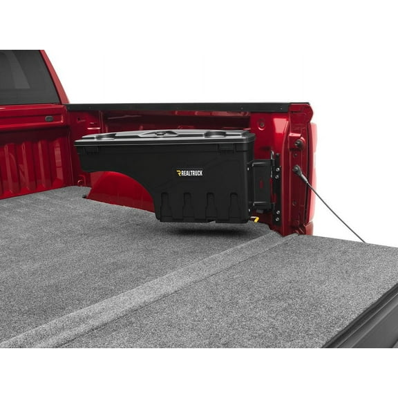 RealTruck UnderCover Swing Case Truck Bed Toolbox Fits 2019-2025 Dodge Ram 1500/2500 Passenger Side (New Body Style)