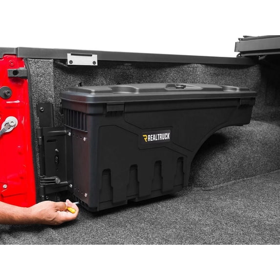 UnderCover UDC-SC401D & UDC-SC401P Swing Case Toolbox Fits 2005–2023 Toyota Tacoma (Incl. Driver Side Factory Storage Box)