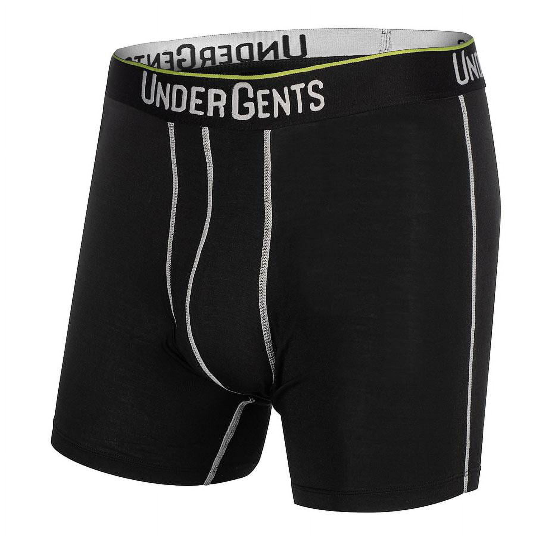 UnderGents 4.5 Men's Boxer Brief Underwear (Flyless): Ultra Soft Comfort,  Never Compression