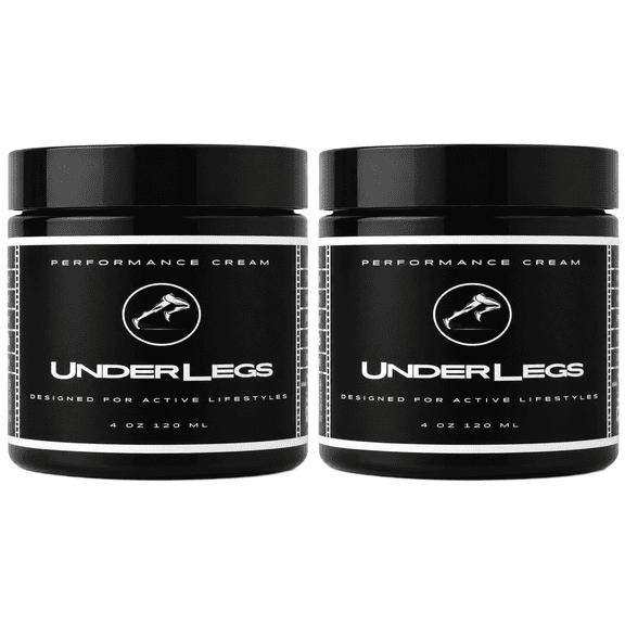 UnderLegs Performance Cream, 4 oz - Leg Relief & Recovery Cream 2 Pack