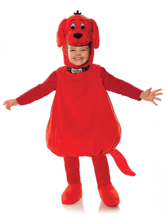 Deluxe Clifford The Big Red Dog Costume Toddler Small 18-24 Months