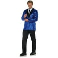 thumbnail image 1 of UnderWraps Men's 50s Doo Wop Group Singer Blue Costume Jacket Large 42-46, 1 of 2