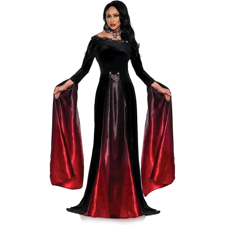 formal vampire dress Underwraps Elegant Adult Costume campaign:the-escape-edit