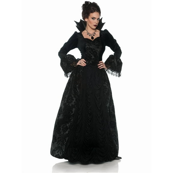 UnderWraps Women's Evil Queen Black Heart Costume Large 12-14