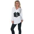 thumbnail image 1 of UnderWraps Women's White Pirate Ruffled Costume Blouse Large 12-14, 1 of 2