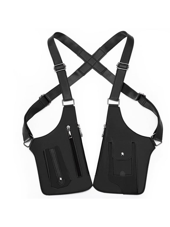 Underarm Anti-Theft Bag,Hidden Shoulder Holster,Double Storage Pouch,Phone Wallet PocketTravel Accessory for Men Women to Carry Phone Key Cash Anti-Pickpocket.