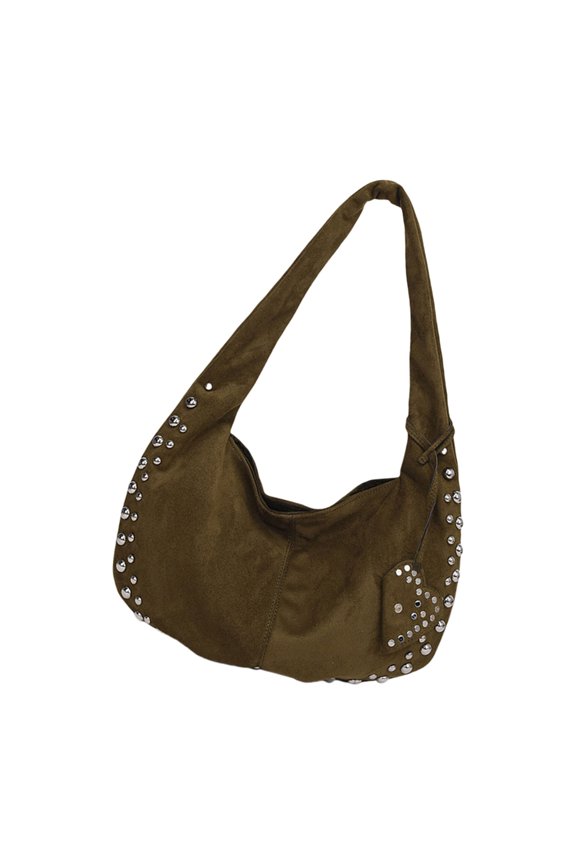 Underarm Bag For Women Stylish Shoulder Purse Trendy Slouchy Bags Studded Handbag For Work Shopping And Everyday Use