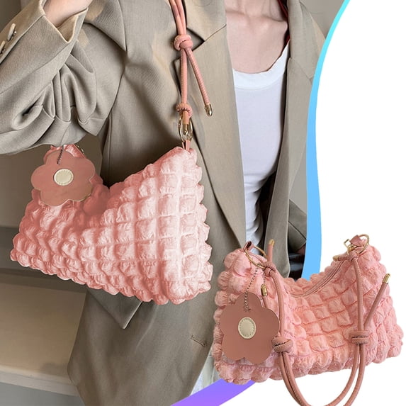 Underarm Bag, Women's Foldable Purse with Adjustable Strap, Soft Tote & Shoulder Bag for Work, Travel, and Daily Essentials
