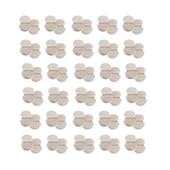 Underarm Perspiration Shield Disposable Absorbent Pads (30 Pairs, Regular) - Invisible Protection Against Armpit Sweat Stains