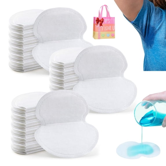 Underarm Sweat Pads, Armpit Pads for Hyperhidrosis Treatment,For Men and Women Comfortable, Non Visible, Extra Adhesive, Disposable Arm Pit Sweat Guards For Armpit Protection
