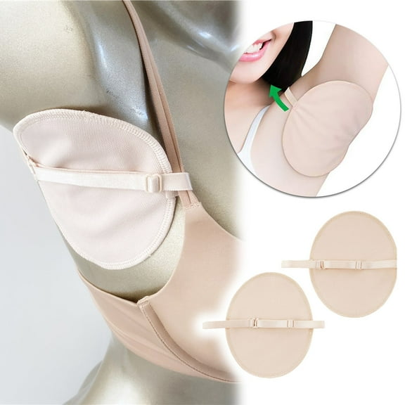 Underarm Sweat Pads Reusable Armpit Absorbing Guards Washable Shoulder Strap Under Arm Breathable