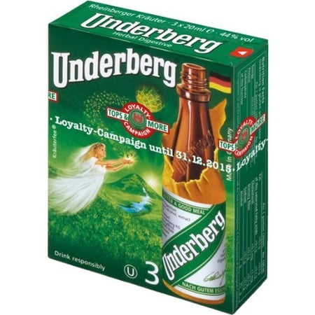 Underberg Natural Herb Bitters, 2-Ounce (Pack of 5)