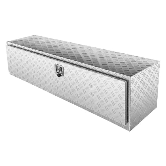 Underbody Truck Box 60"x24"x24", Aluminum Diamond Plate Tool Box, Waterproof Storage for Trucks, Trailers & Vans