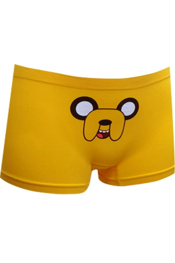 Womens Adventure Time Jake the Dog Seamless Hot Short (Large)