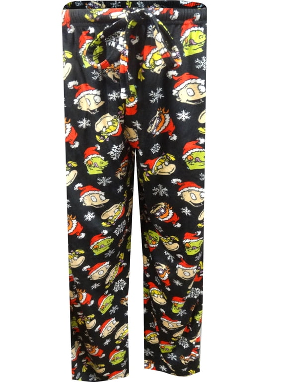 Womens Nickelodeon Rugrats Crew Christmas Junior Cut Lounge Pants (Large)