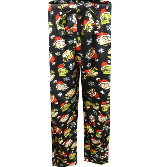 Underboss Womens Nickelodeon Rugrats Crew Christmas Junior Cut Lounge Pants (Medium)