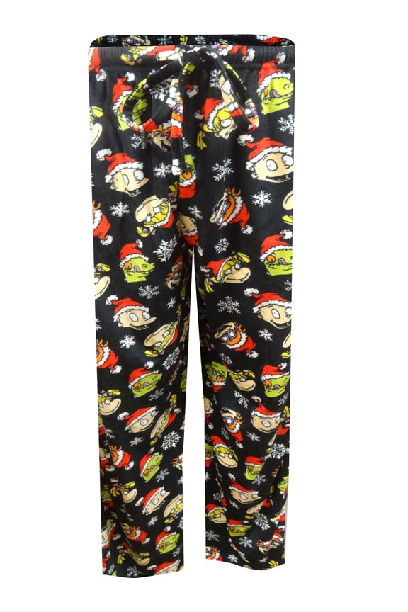 Womens Nickelodeon Rugrats Crew Christmas Junior Cut Lounge Pants (Medium)