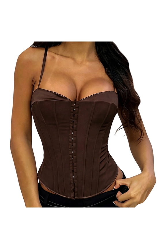 Underbust Bodice with Shoulder Straps And Ribbone Detailing for Control Sculpting Wear for Postpartum And Everyday Wear Comfortable Firm Fitting