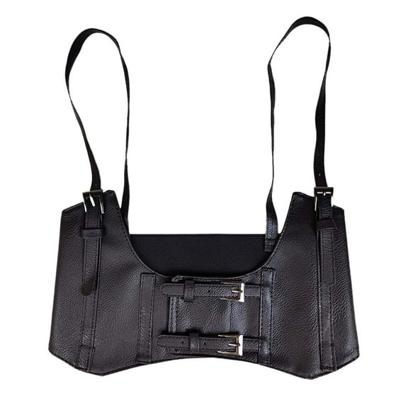 Underbust Corset Leather Harness Belt Punk Fashion Style For Women Girl Waist Girdles