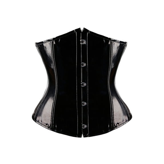 Underbust Corsets for Women Black Corset Top Waist Trainer Bustier Corset