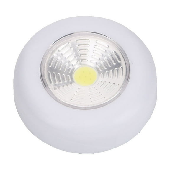 Undercabinet Lighting Wireless Led Panel Light Cabinet with 60 Brightness, Portable Photosensitive Small Round Light, Battery Powered Light, Attached to The Kitchen Closet