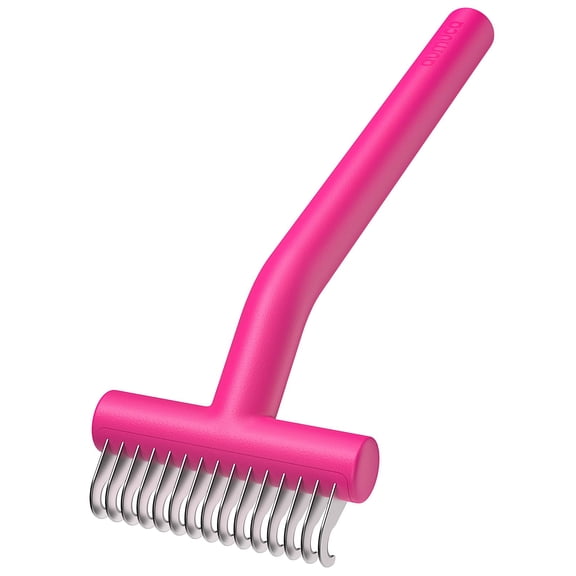 Undercoat Rake for Dogs & Cats – Deshedder & Grooming Brush – Dog Brush & Cat Brush for Long or Short Hair – Dematting Comb for Matted Fur, Kitten, Puppy, Rabbit, Horse