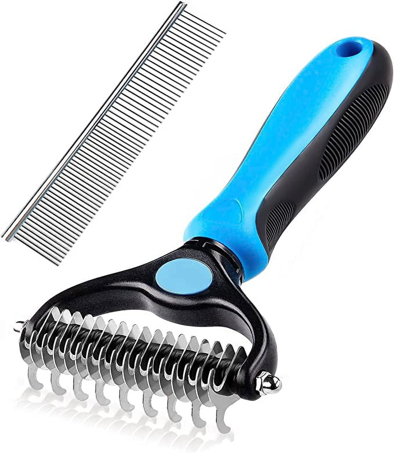 Undercoat Rake for Dogs Cats Dog Shedding Brush for Long Haired Dogs