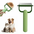 thumbnail image 1 of Undercoat Rake For Dogs Undercoat Rake for Dogs & Cats, Extra-Wide Dog Grooming Brush & Deshedder Comb for Long Hair Durable, 1 of 8
