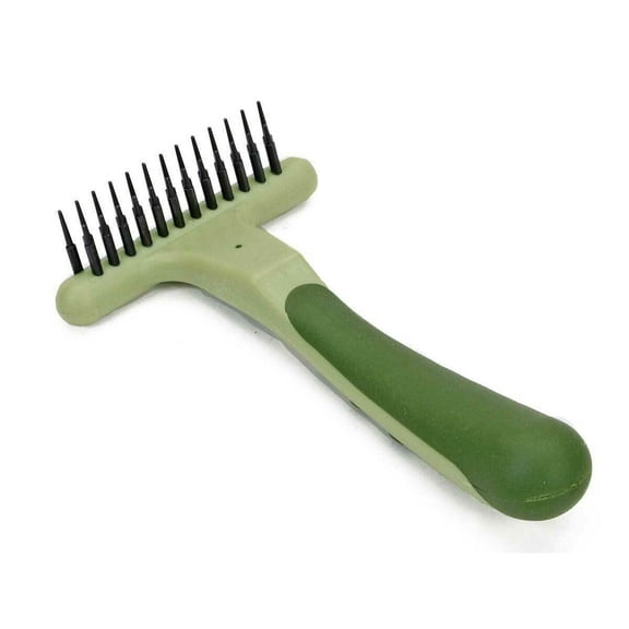 Undercoat Rake Pet Grooming Dematting Tool Pro Groomer Double Row or Long Pin (Double Row)