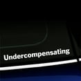 thumbnail image 1 of Undercompensating - Vinyl Decal - Choose Color - [WHITE], 1 of 1