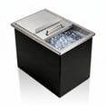 thumbnail image 1 of Undercounter Drop In Ice Chest,Stainless Steel Ice Cooler With 201 Grade Metal,Sliding Cover Prevents Debris Contamination,Commercial Ice Bin For Home Bar Or Cafe,52 L, 1 of 9