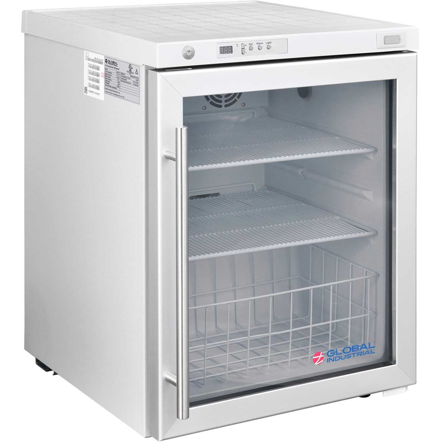 Undercounter Laboratory Refrigerator, Glass Door, 2.4 Cu.Ft.