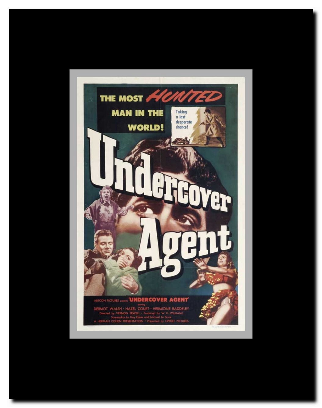 Undercover Agent Framed Movie Poster