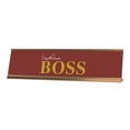 thumbnail image 1 of Undercover Boss, Red Gold Frame, Desk Sign (2x8”), 1 of 3