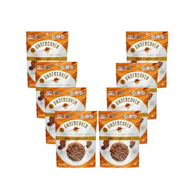 Undercover Chocolate Quinoa Crisps Milk Chocolate Quinoa Crisps 8