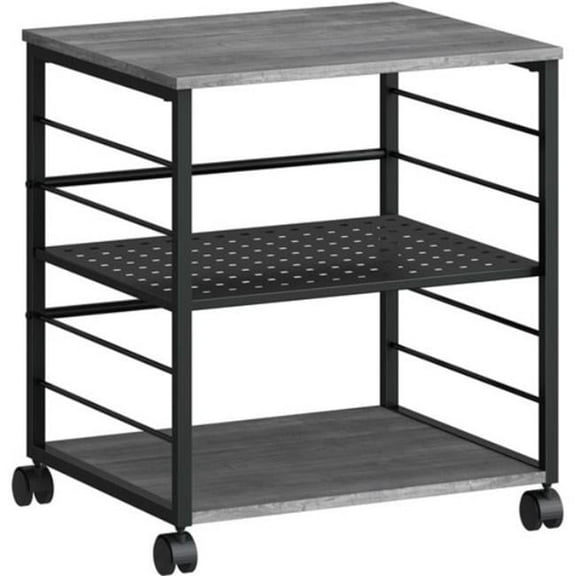 Underdesk Mobile Machine Stand Desk - Powder Coated