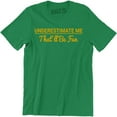 thumbnail image 1 of Underestimate Me That'll Be Fun - Witch Halloween Gift Men's T-Shirt, 1 of 4