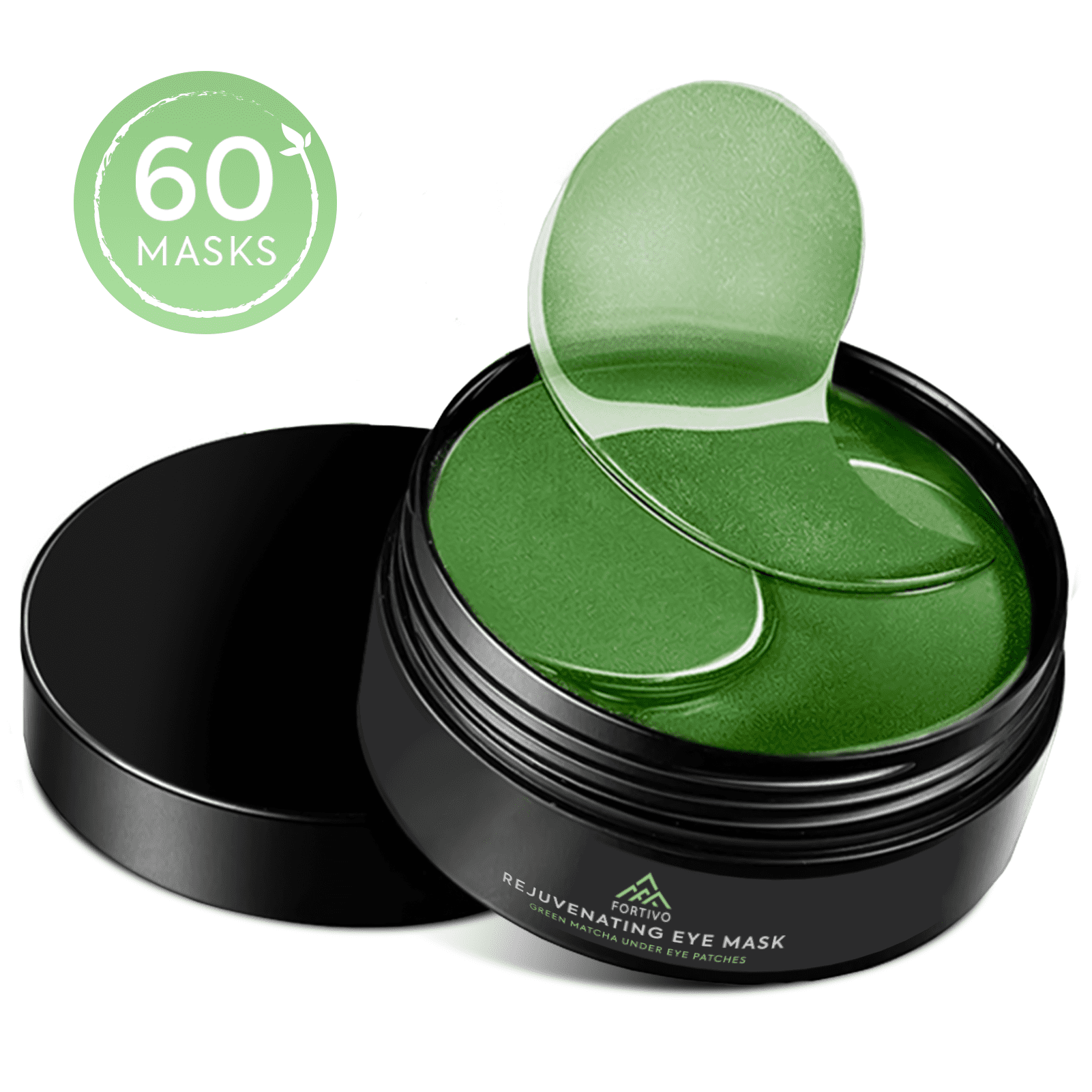 Undereye Gel Patches - Green Tea Eye Gel Patch, Eye Masks for Dark Circles and Puffiness - Collagen Eye Mask Under Eye Pads - Gel Eye Mask for Puffy Eyes - Dark Circles Under Eye Treatment for Women