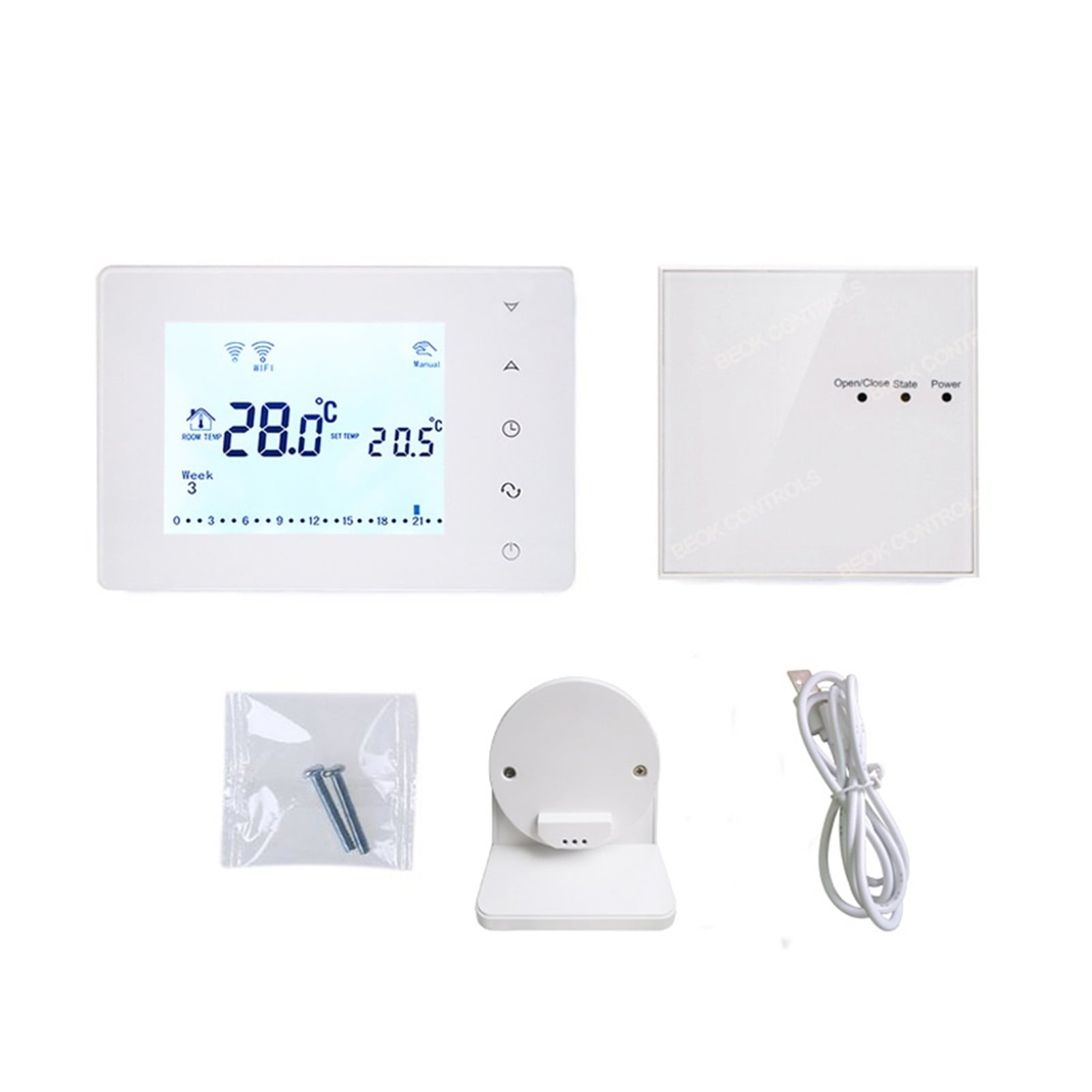 Underfloor Thermostat Smart Home Wifi & RF Wifi Thermostat Gas Boiler