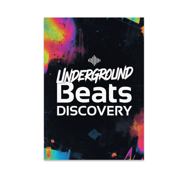 Underground Beats Discovery Poster - Music Enthusiast - 13x19 Poster Print