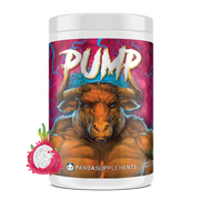 Panda Supps Caffeine-Free Pump Powder Pre-Workout Rainbow Dragonfruit 20 Servings
