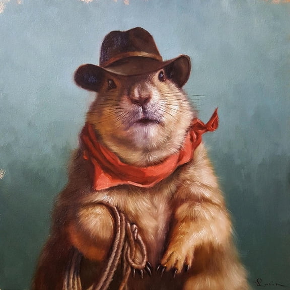 Underground Cowboy Art Print by Lucia Heffernan, 30" x 30", Sold by Art.com