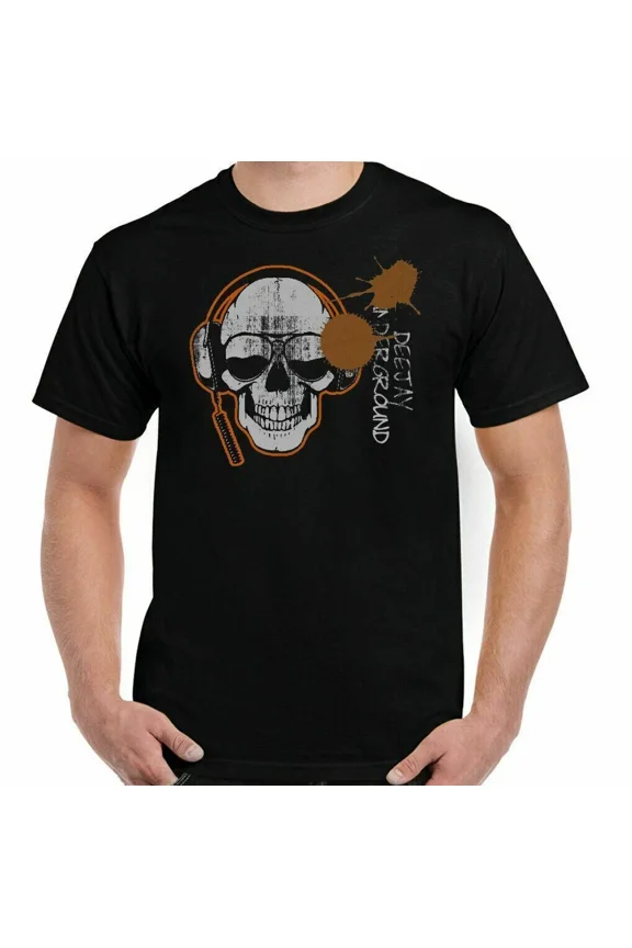 Underground DJ Dance Music Club Culture Art Unisex T-Shirt, up to size 5XL