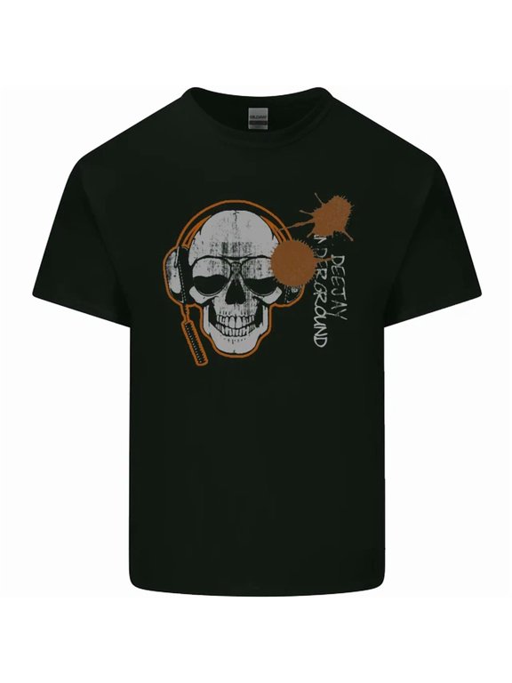Underground Dj Skull Djing Music T-Shirt