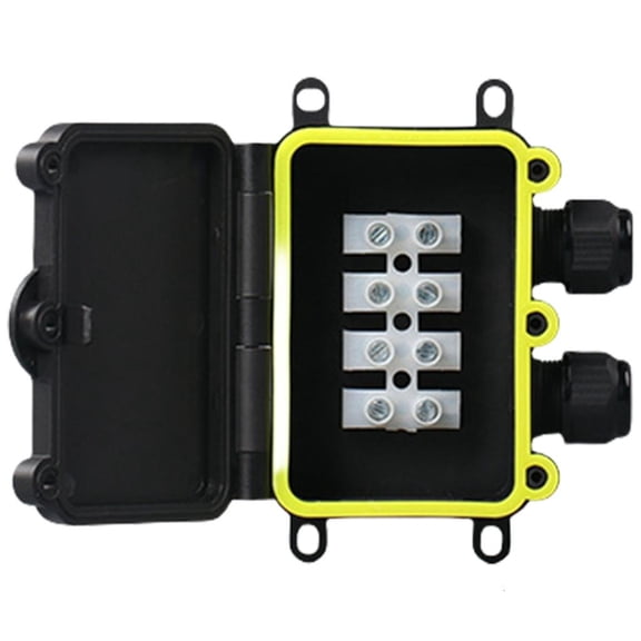 Underground Electrical Junction Box with Terminals Cable Connector Outdoor Junction Box