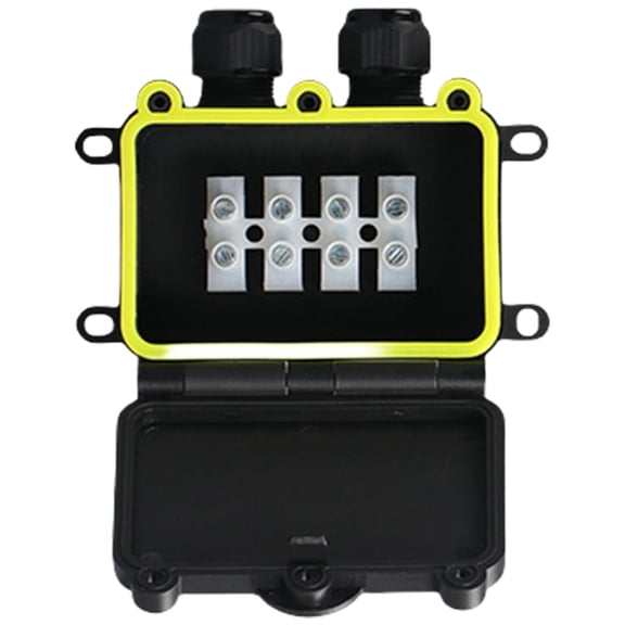 Underground Electrical Junction Box with Terminals Cable Connector Outdoor Waterproof Junction Box Easy to Install