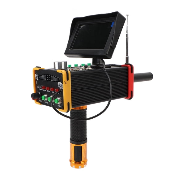 Underground Metal Detector High Accuracy Gold Silver Copper Scanner with LCD Display Screen Waterproof Deep Search System US Plug 100-240V 11.8x11.0x5.9 In / 30x28x15 Cm