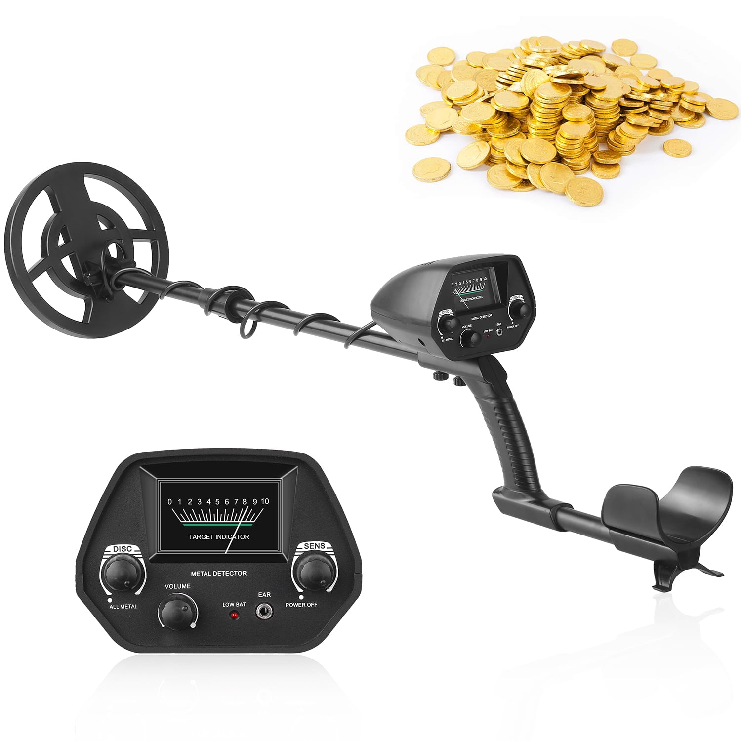 Underground Metal Detector Metal Finder Gold Detector for Beginner Children Student - Metal Finder Only