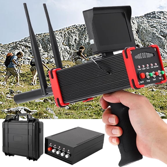 Underground Metal Detector Treasure Hunter Find Gold Silver Copper Diamond Digger Underground Archaeological Gold Prospecting Imaging Machine with High Definition Screen