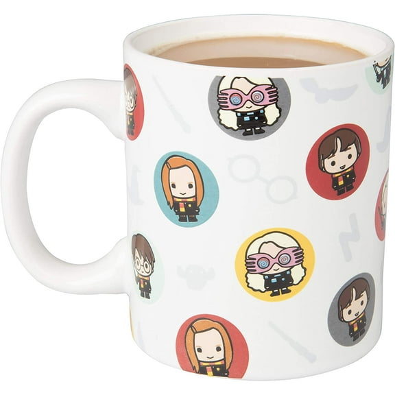 Underground Toys Harry Potter Coffee Mug, 11oz - Chibi Character Design - Great Gift For Kids and Adults - Ceramic